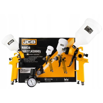 Комплект бояджийски пистолети 3 части JCB
