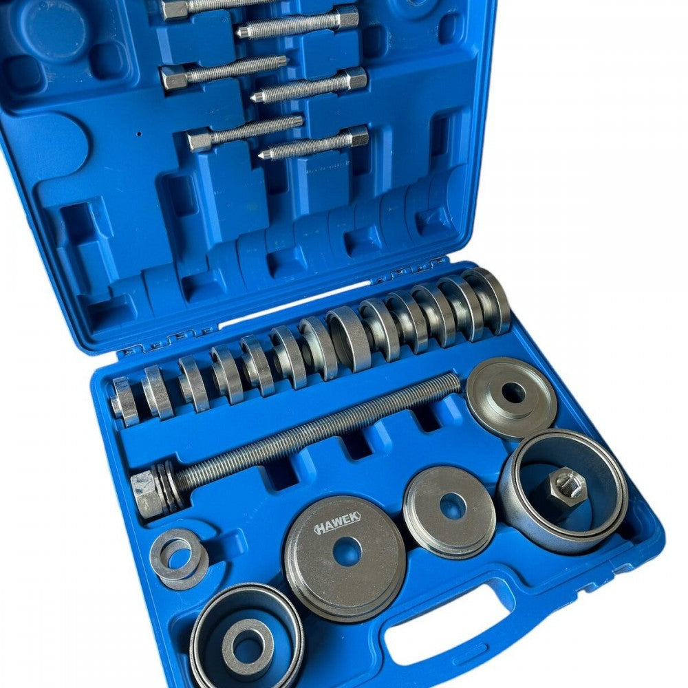 КОМПЛЕКТ СКОБА ЗА ЛАГЕРИ И ГЛАВИНИ 31 ЧАСТИ HAWEK