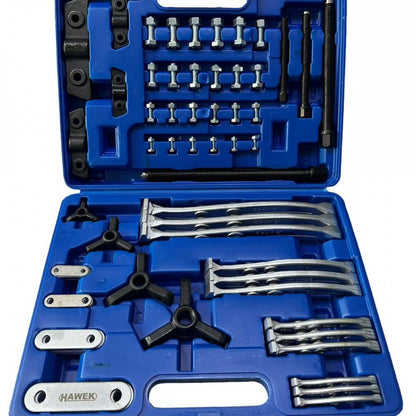 Комплект скоби за лагери с 2 и 3 рамена 72 части HAWEK