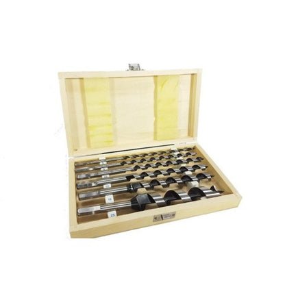Комплект свредла за дърво 6 части 230 мм в дървена кутия Mar-Pol