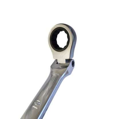 Комплект удължени звездогаечни тресчотни ключове с чупещо рамо 8 - 19 мм HAWEK