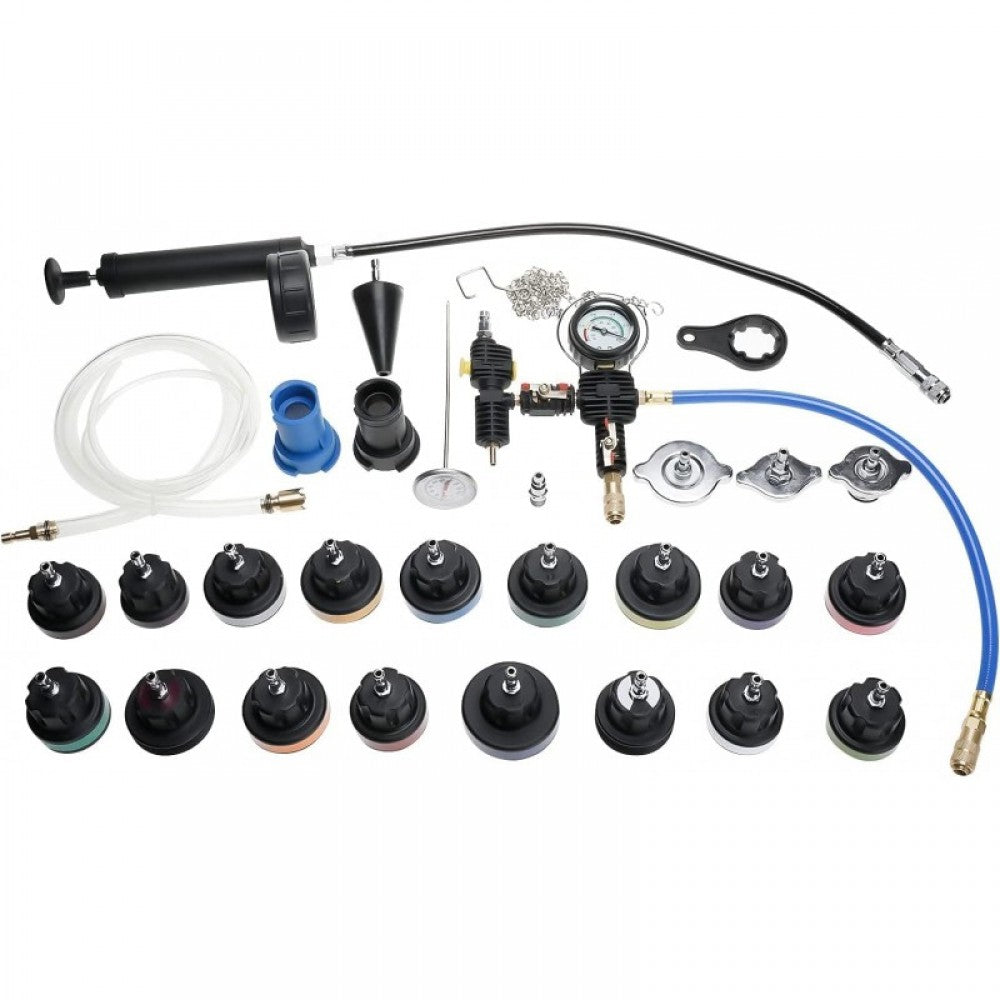 Комплект за проверка на налягането на радиатора и охладителната система 28 части Hawek