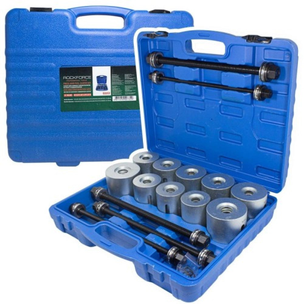 Комплект за набиване и избиване на селенови втулки 27 части RockForce