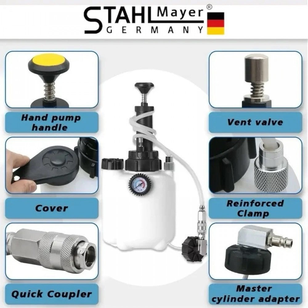 Комплект за обезвъздушаване на ръчния спирачен съединител 3 л + 1 л StahlMayer