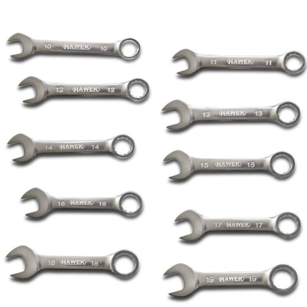 Комплект къси звездогаечни ключове 10 части HAWEK