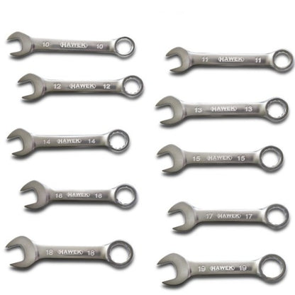 Комплект къси звездогаечни ключове 10 части HAWEK