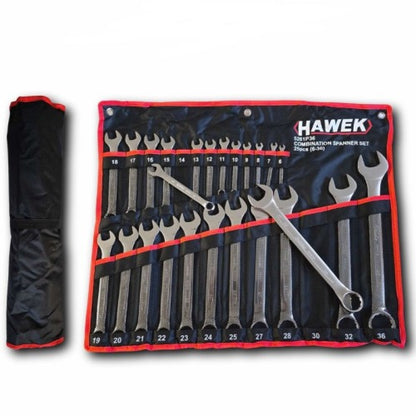 Комплект звездогаечни ключове 6 - 36 мм 25 части Hawek