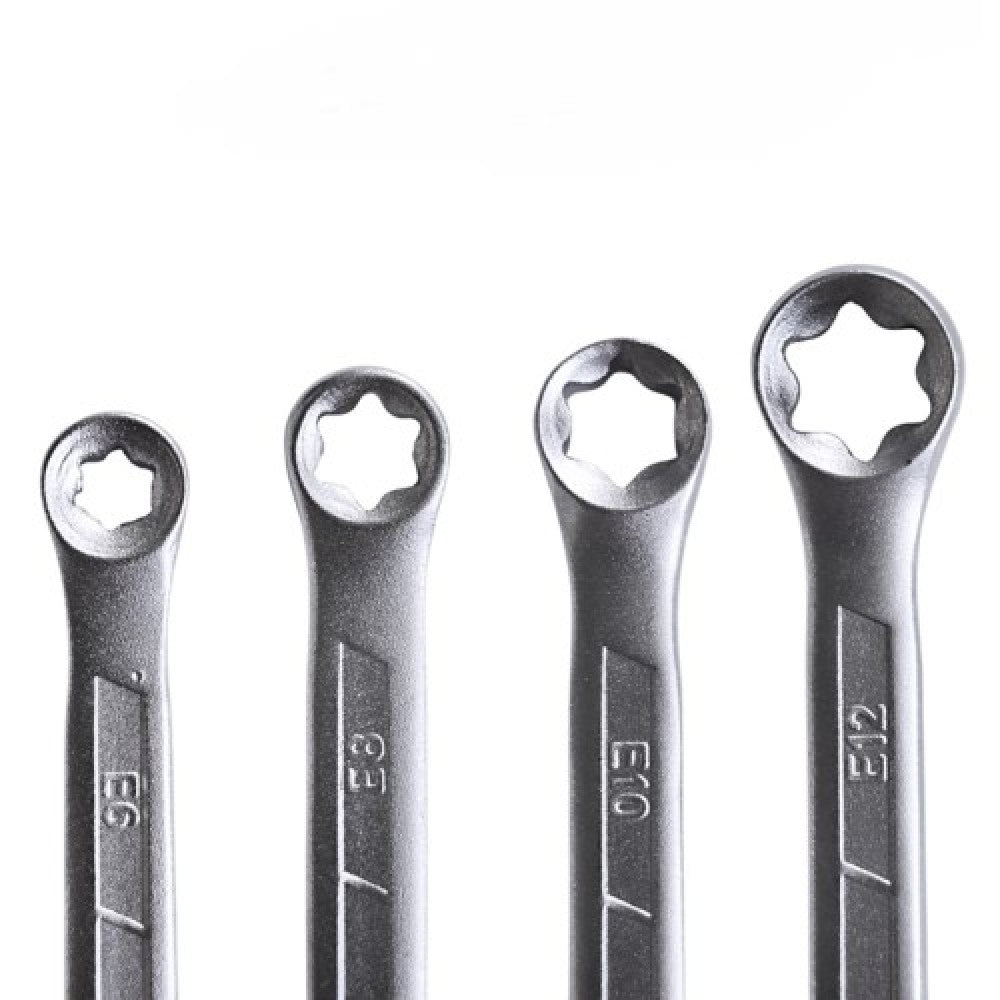 Комплект звездогаечни ключове Е-та ( еврейска звезда) 4 части HAWEK