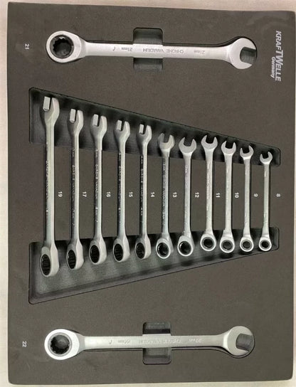 ШКАФ С ИНСТРУМЕНТИ KRAFTWELLE СЪС 7 ЧЕКМЕДЖЕТА – 6 ПЪЛНИ