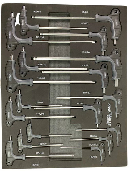 ШКАФ С ИНСТРУМЕНТИ KRAFTWELLE СЪС 7 ЧЕКМЕДЖЕТА – 6 ПЪЛНИ