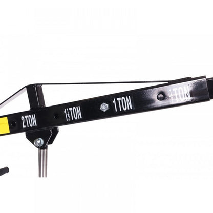 ХИДРАВЛИЧЕН, СГЪВАЕМ КРАН ЗА ДВИГАТЕЛИ ТИП ЖИРАФ 2 ТОНА ROCKFORCE