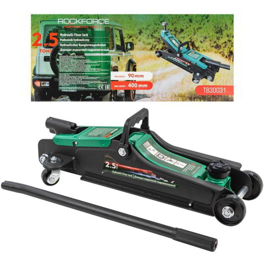 Хидравличен крик ROCKFORCE 2.5-тона 90мм-400мм