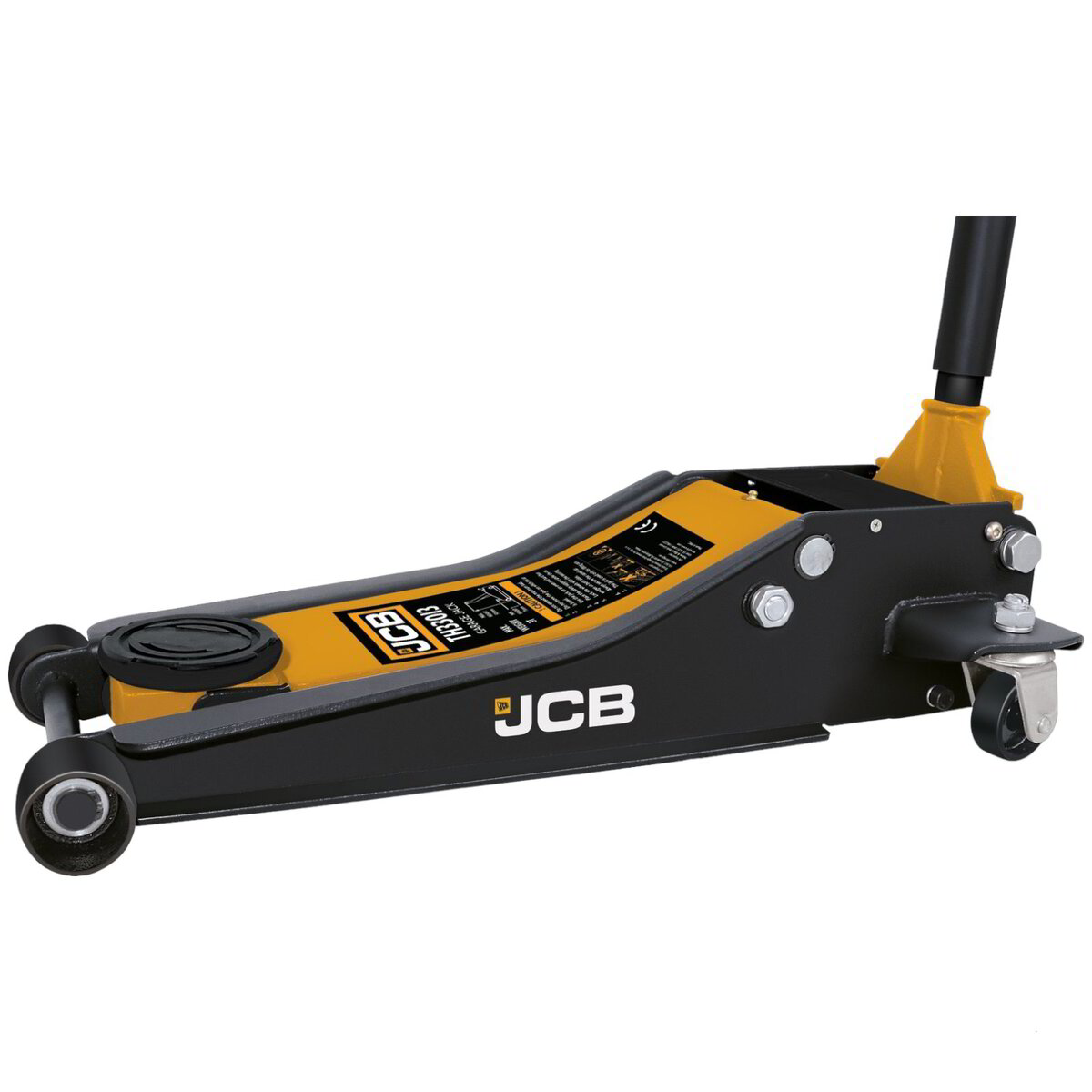 Крик крокодил 3 тона 77 – 505 мм JCB TH33013 + Стойки за автомобил JCB 3 тона 2 бр.