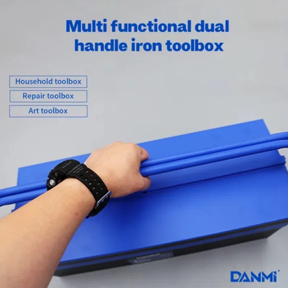 Метална кутия за инструменти 3 реда / Метален Куфар за Инструменти DANMI