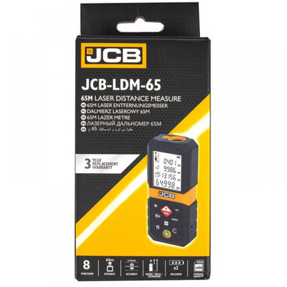 Лазерна ролетка JCB 65 м, LDM-65