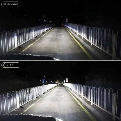 300W крушки за фар 8LED H7 6000K 12V