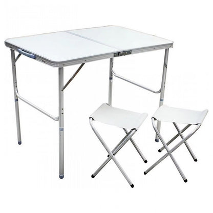 МАСА ЗА КЪМПИНГ + 2 БРОЯ СТОЛОВЕ - PA733