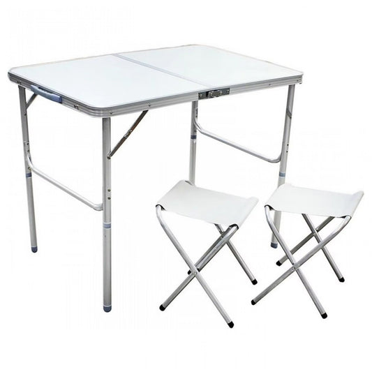 МАСА ЗА КЪМПИНГ + 2 БРОЯ СТОЛОВЕ - PA733