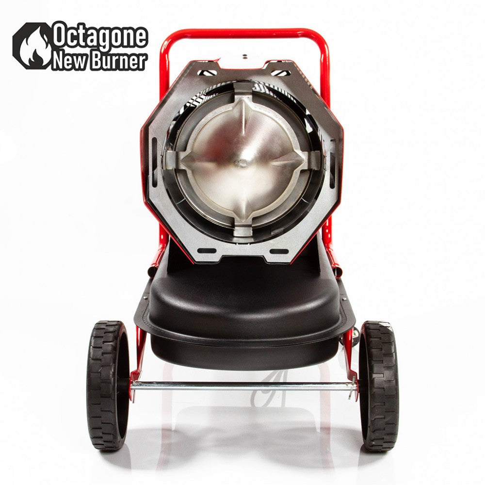 Мобилен дизелов нагревател - калорифер 40kW 19 литра, LCD дисплей, термостат и регулатор Mar-Pol