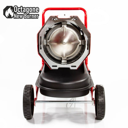 Мобилен дизелов нагревател - калорифер 40kW 19 литра, LCD дисплей, термостат и регулатор Mar-Pol