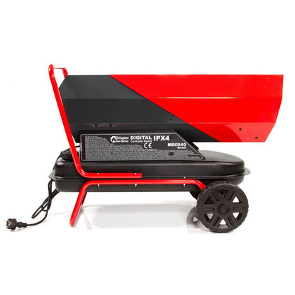 Мобилен дизелов нагревател - калорифер 40kW 19 литра, LCD дисплей, термостат и регулатор Mar-Pol