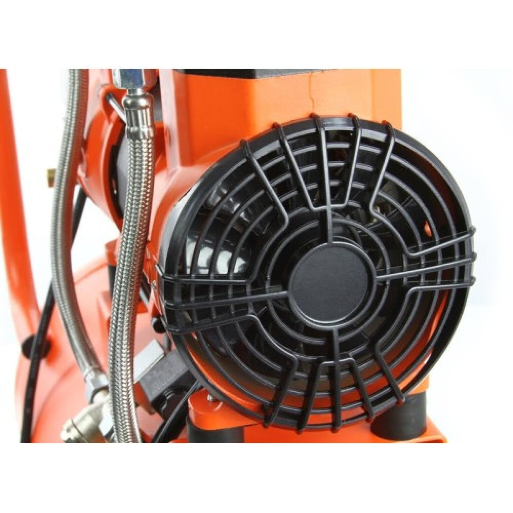 Монофазен безмаслен бутален компресор за въздух с обем на резервоара 24 литра BJC