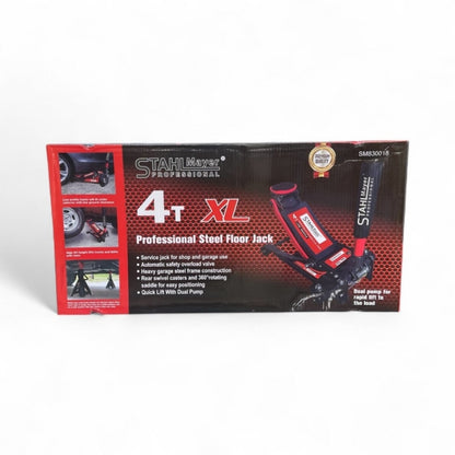 Нископрофилен Крик 4 тона Крокодил STAHLMAYER - XL , 83-505мм, с 2 помпи