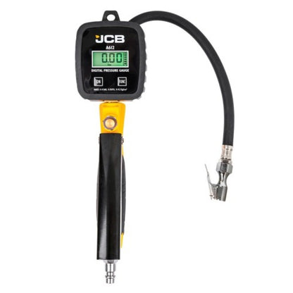 Пневматичен пистолет за помпане на гуми с дигитален манометър JCB