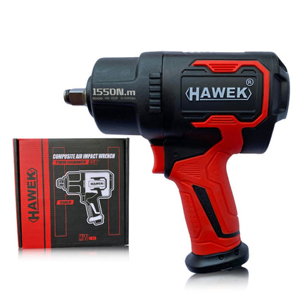 Пневматичен ударен гайковерт с къс шпиндел 1/2'' 1550Nm HAWEK