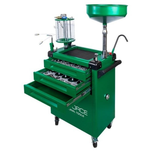 Пневматична система за смяна на масла 80 литра 61 части - масларка RockForce