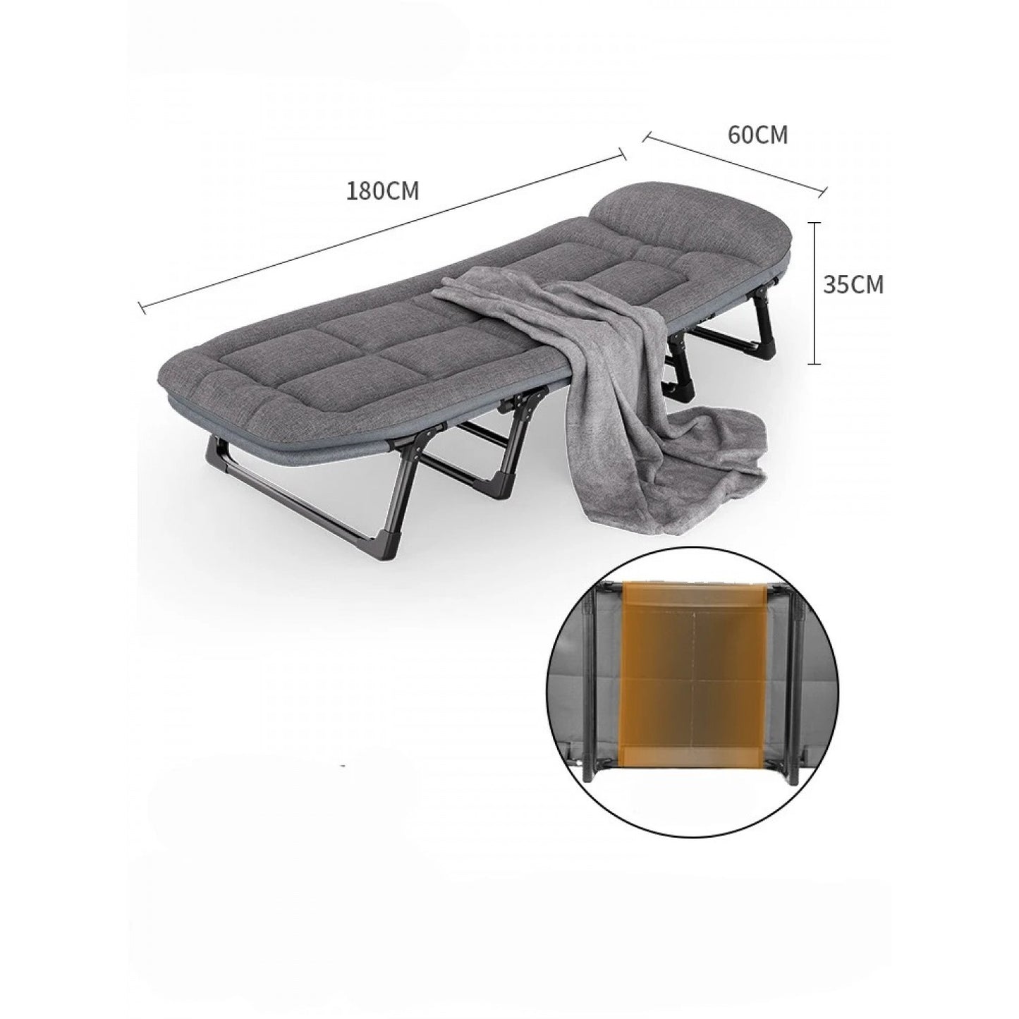 СГЪВАЕМО ПОХОДНО ЛЕГЛО ТИП ШЕЗЛОНГ С ЧАДЪР