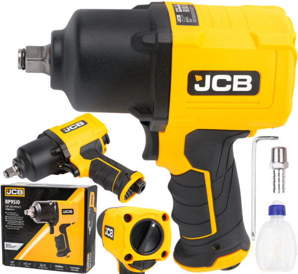 ПНЕВМАТИЧЕН ГАЙКОВЕРТ С КЪС ШПИНДЕЛ 1450 NМ 1/2″ JCB