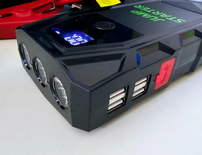 Мултифункционален автомобилен стартер Jump Starter 18000mAh, 12V, 2000A пикова мощност