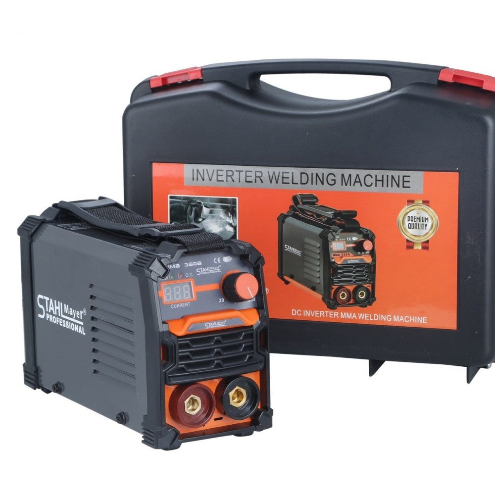 Професионален инверторен електрожен с дисплей и куфар 350А StahlMayer