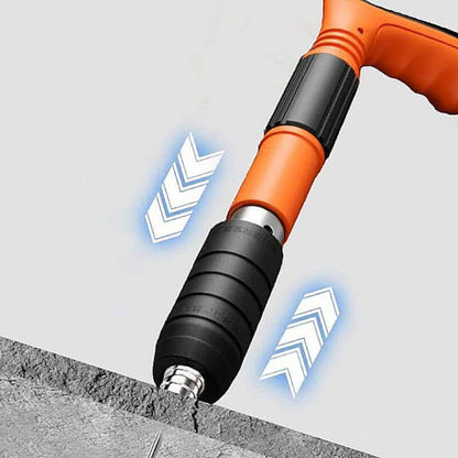 Мини ръчен пистолет за пирони с подарък 100 броя пирони IRON512