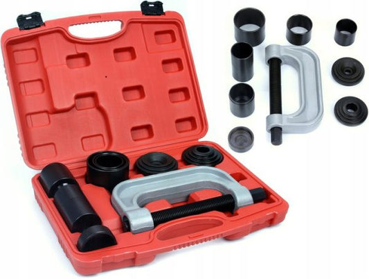 КОМПЛЕКТ СКОБА И ВТУЛКИ ЗА МОНТАЖ И ДЕМОНТАЖ НА ЛАГЕРИ И ШАРНИРИ 9 ЧАСТИ MAR-POL