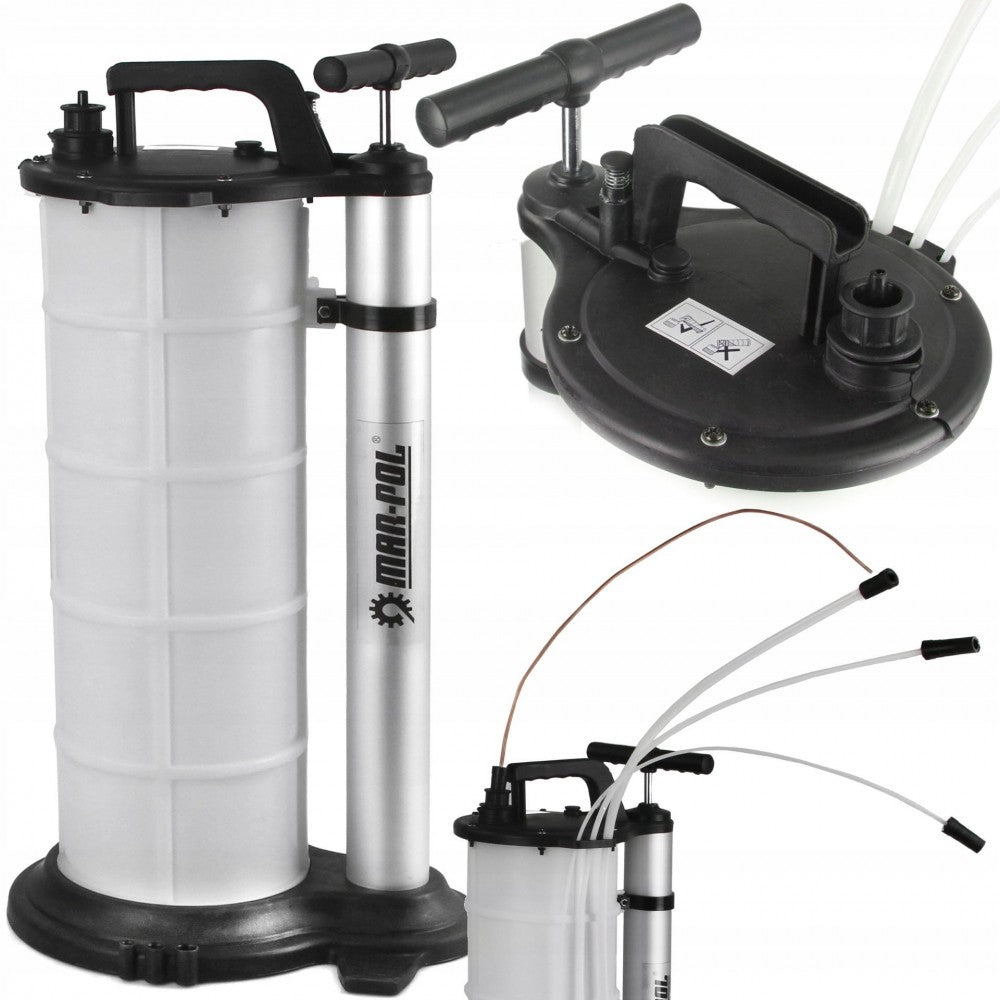 Ръчна вакуум помпа за масло и други видове течности 9 литра Mar-Pol