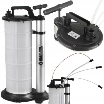 Ръчна вакуум помпа за масло и други видове течности 9 литра Mar-Pol