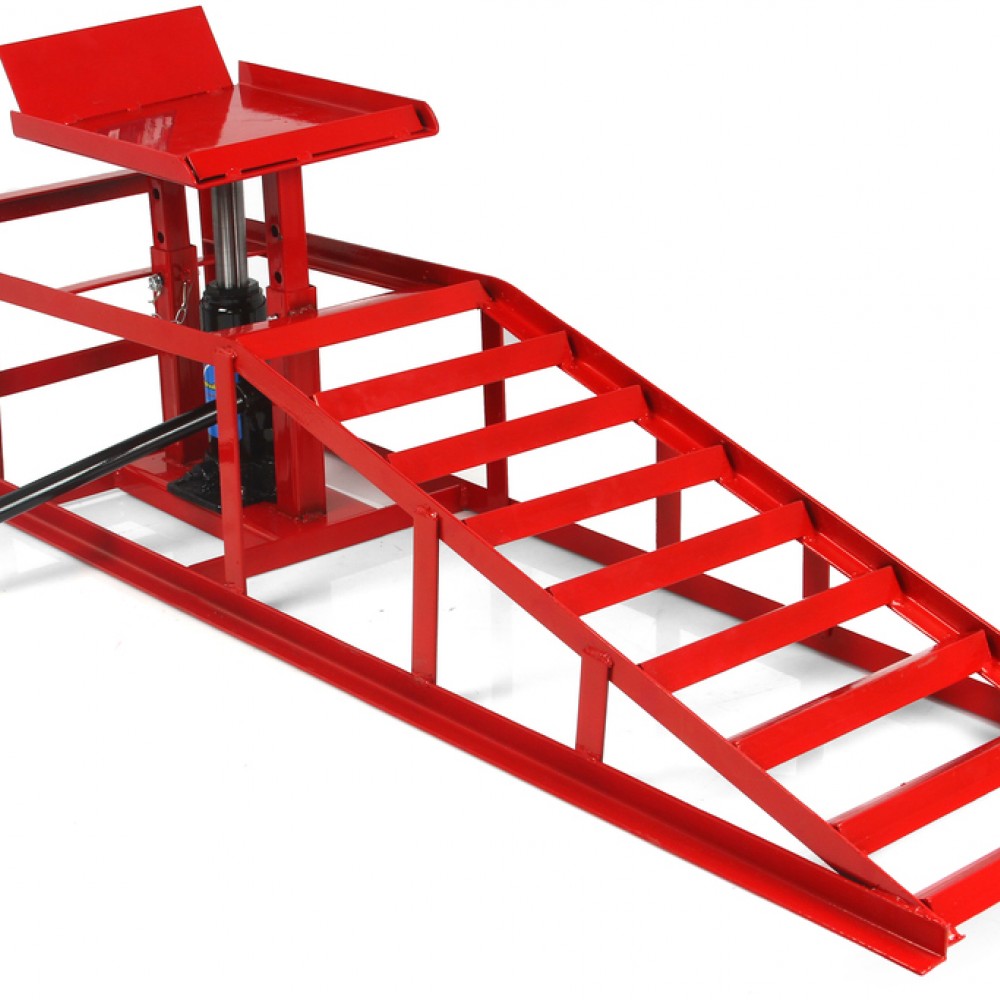 Комплект от 2 рампи за кола по 5 тона с крик Mar-Pol