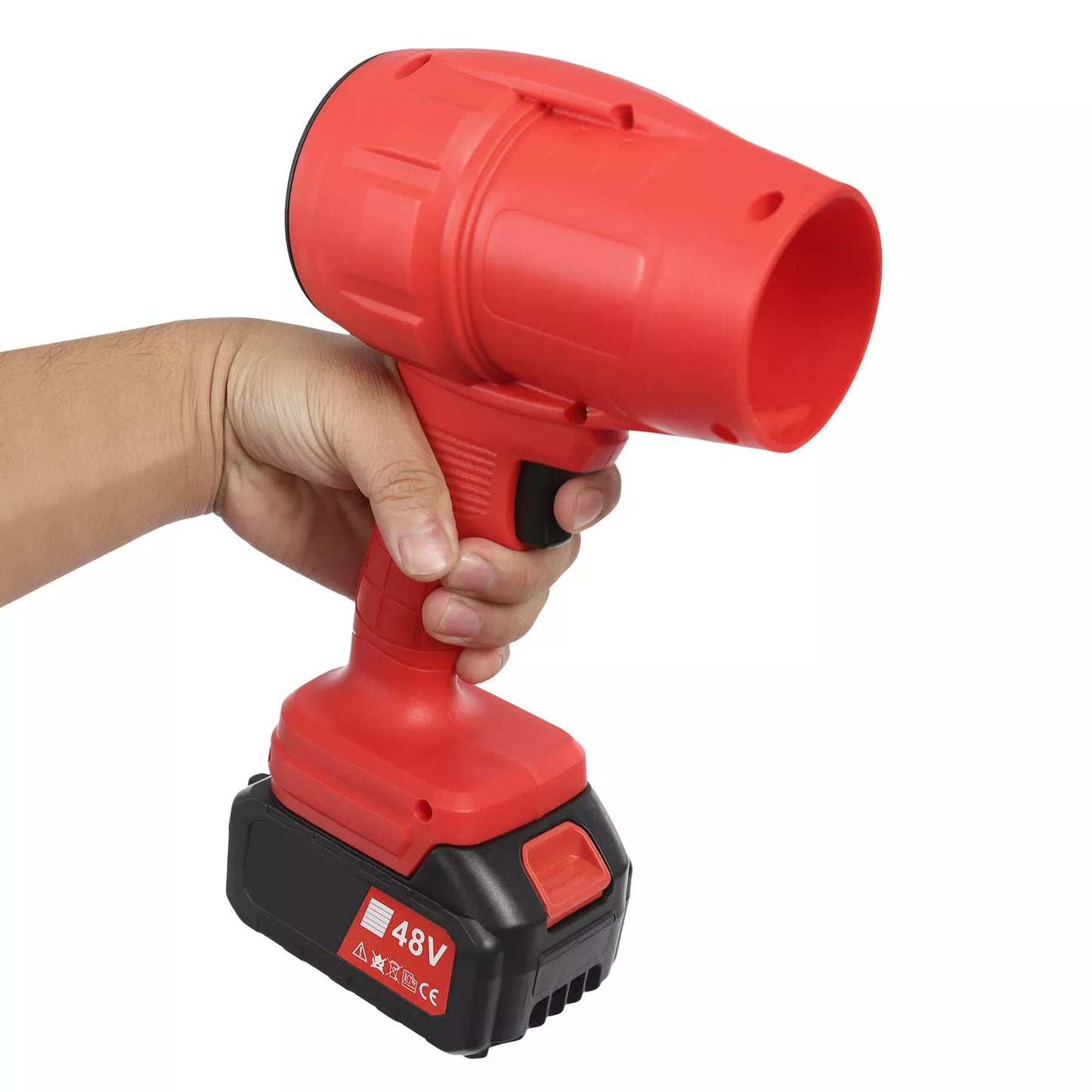 Акумулаторен Турбо Пистолет Мощна Духалка 1500W 128000 об./мин 200 м/с въздушен поток