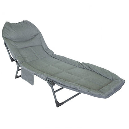 ПОХОДНО ЛЕГЛО СГЪВАЕМО ТИП ШЕЗЛОНГ СИВО