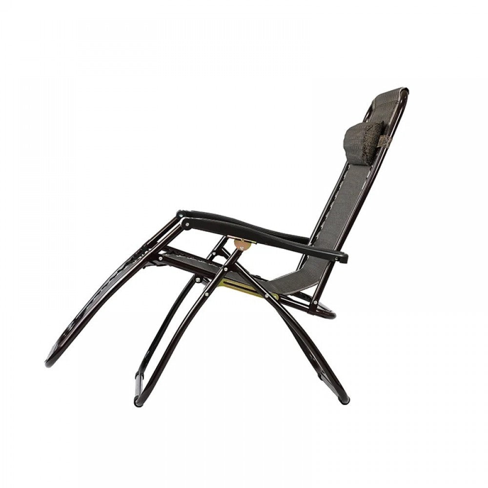 Шезлонг/Стол За плаж/градина/тераса, Сгъваем, Нулева гравитация, Облегалка за глава