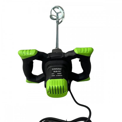 Строителен миксер - Бъркалка за бетон 2400W StahlMayer Black XR