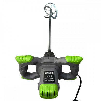 Строителен миксер - Бъркалка за бетон 2400W HAWEK