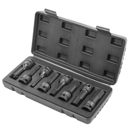 Комплект ударни битове ROCKFORCE, 1/2 - шестограм, 8 части