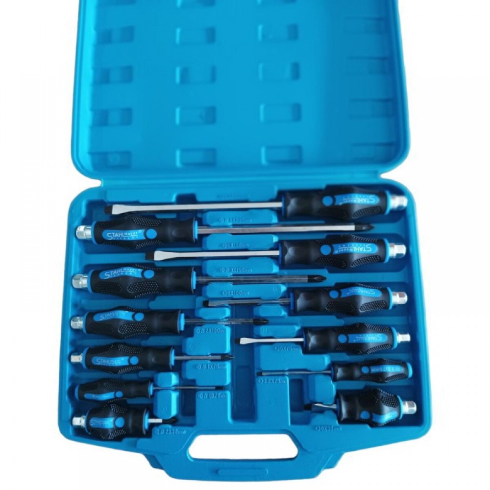 Комплект ударни отвертки 12 части StahlMayer