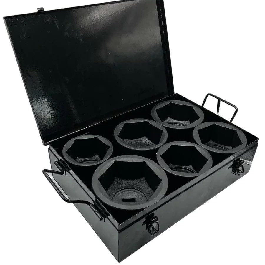 КОМПЛЕКТ УДАРНИ ВЛОЖКИ 1″ 6 ЧАСТИ KRAFTWELLE