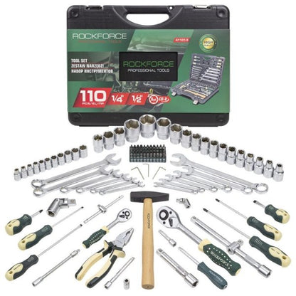 ГЕДОРЕ 1/2″, 1/4″ 110 ЧАСТИ ROCKFORCE