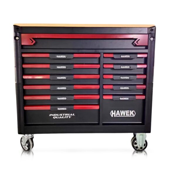 ПРОФЕСИОНАЛЕН ШКАФ С ИНСТРУМЕНТИ С 12 ЧЕКМЕДЖЕТА – 11 ПЪЛНИ HAWEK