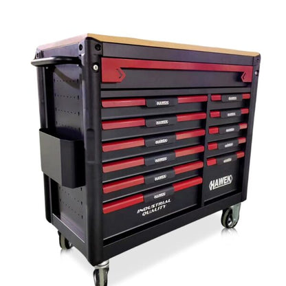 ПРОФЕСИОНАЛЕН ШКАФ С ИНСТРУМЕНТИ С 12 ЧЕКМЕДЖЕТА – 11 ПЪЛНИ HAWEK